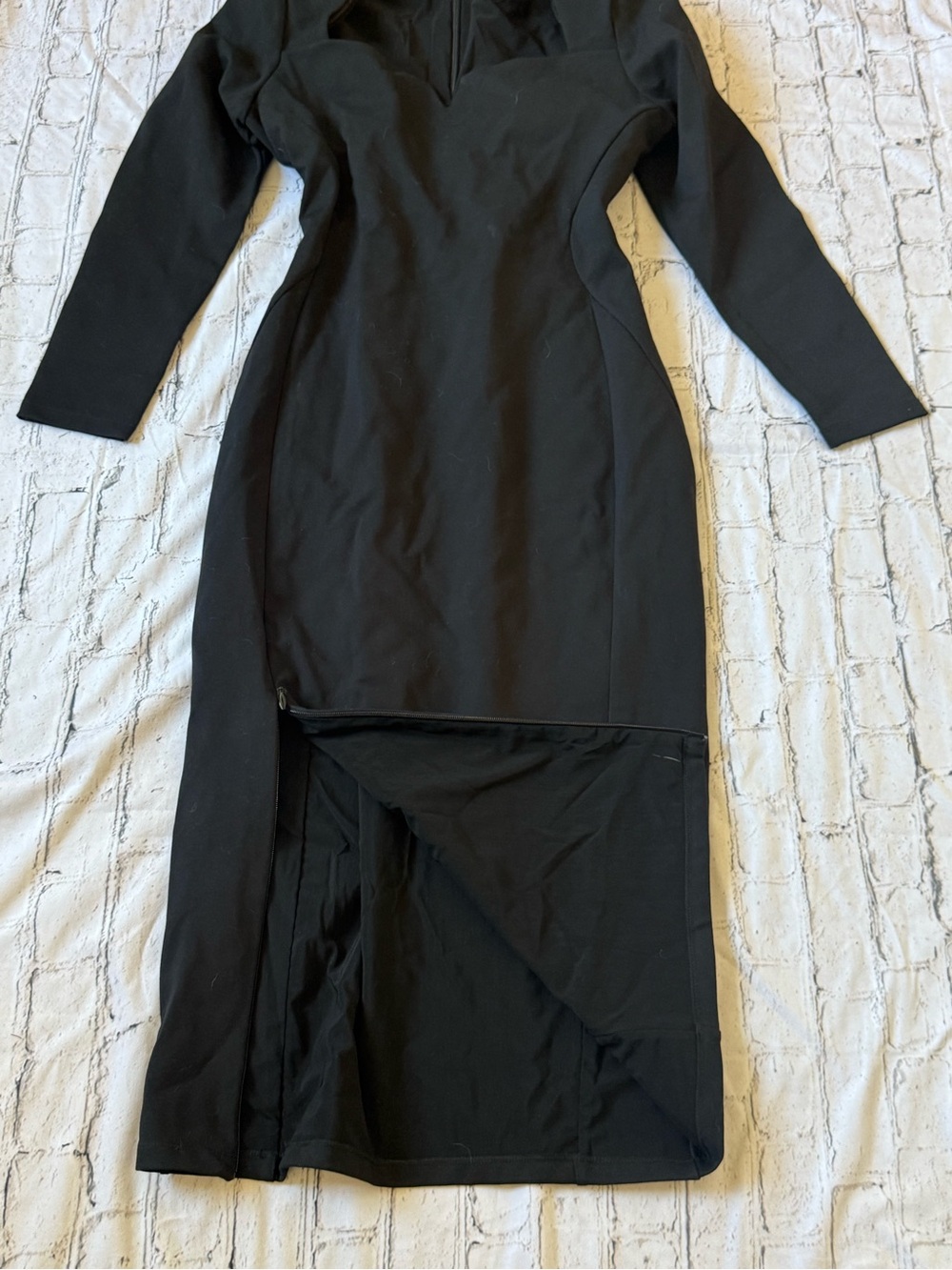Black long sleeve dress